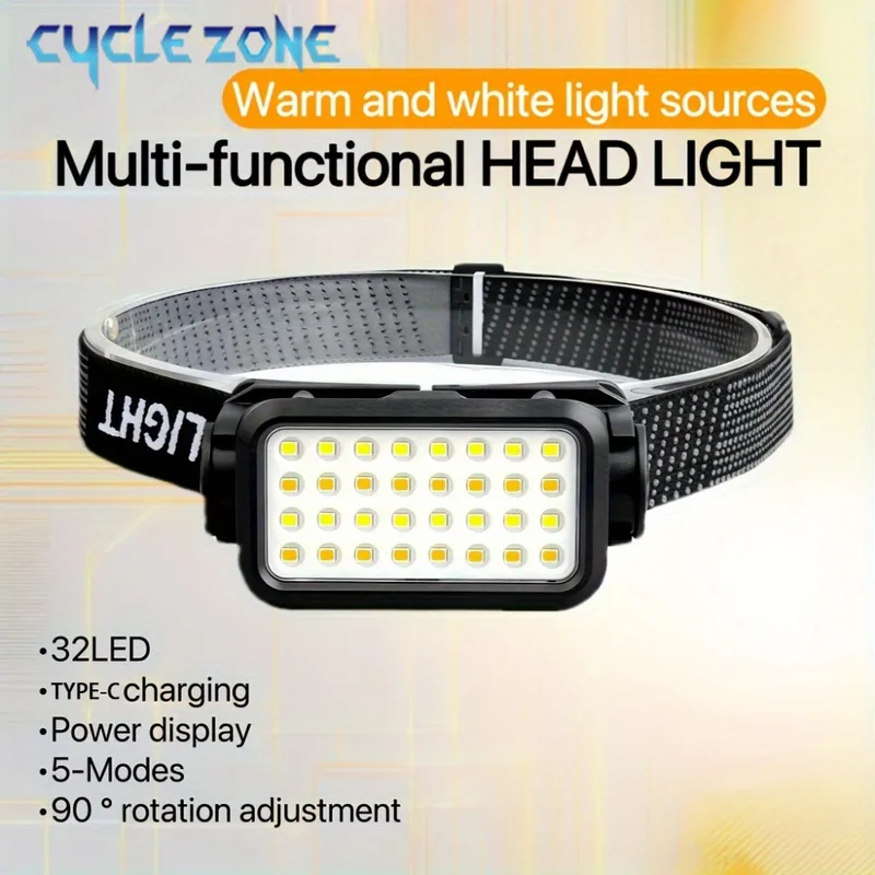 Outdoor Lighting At Lowe'S - Rechargeable Headlamp with 32 LED 5
