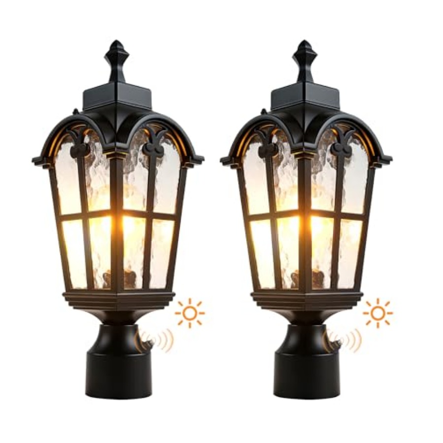 Outdoor Lighting Lamp - Sensor Outdoor Post Lights Waterproof Post
