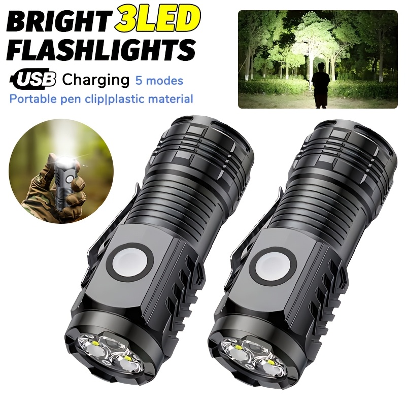 Outdoor Lighting Junction Box - Portable Mini LED Handheld Flashlight Powerful