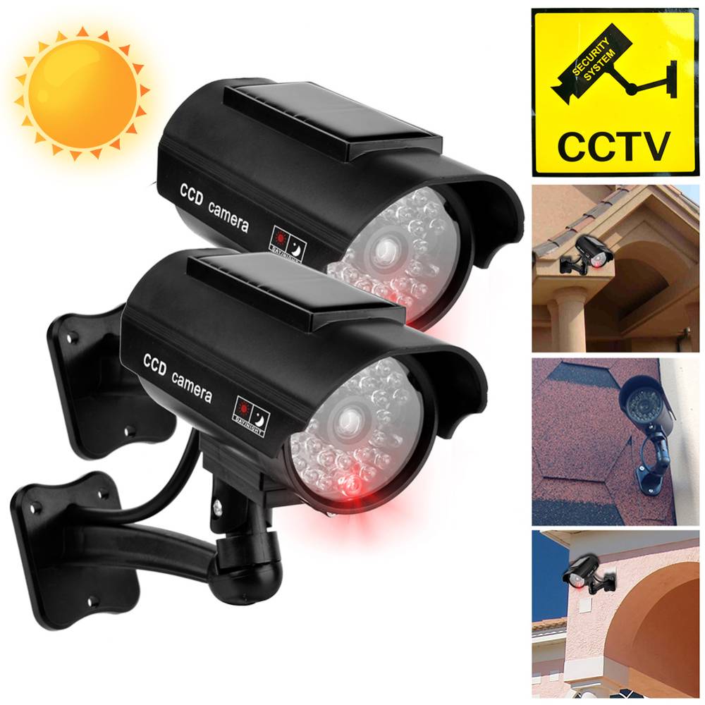 Outdoor Lighting On House - Outdoor Solar Simulation Camera Waterproof Dummy