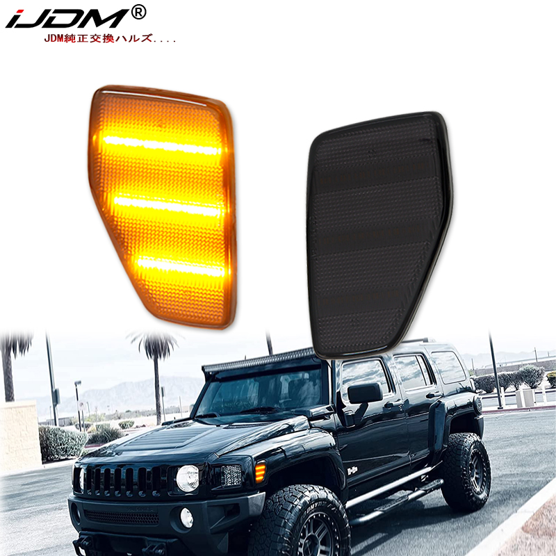 Outdoor Lighting Yellow - iJDM Car Amber Triple-Row LED Strip