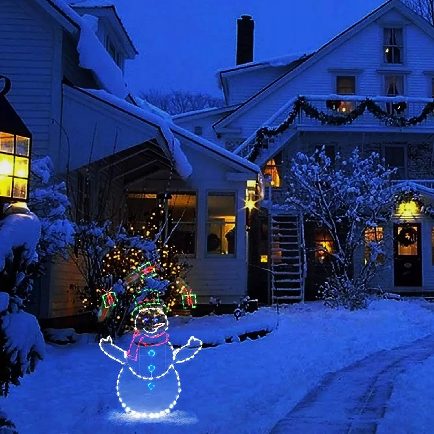 Animated Snowball Light LED Gl - Outdoor Lighting On House recension och pris