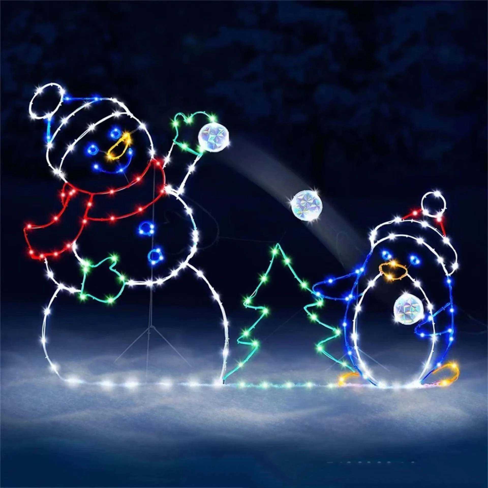 Animated Snowball Light LED Gl - Outdoor Lighting On House recension och pris