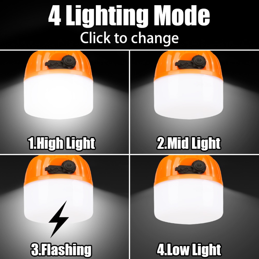 Portable Mini Camping Lamp 4 L - Outdoor Lighting Lamp recension och pris