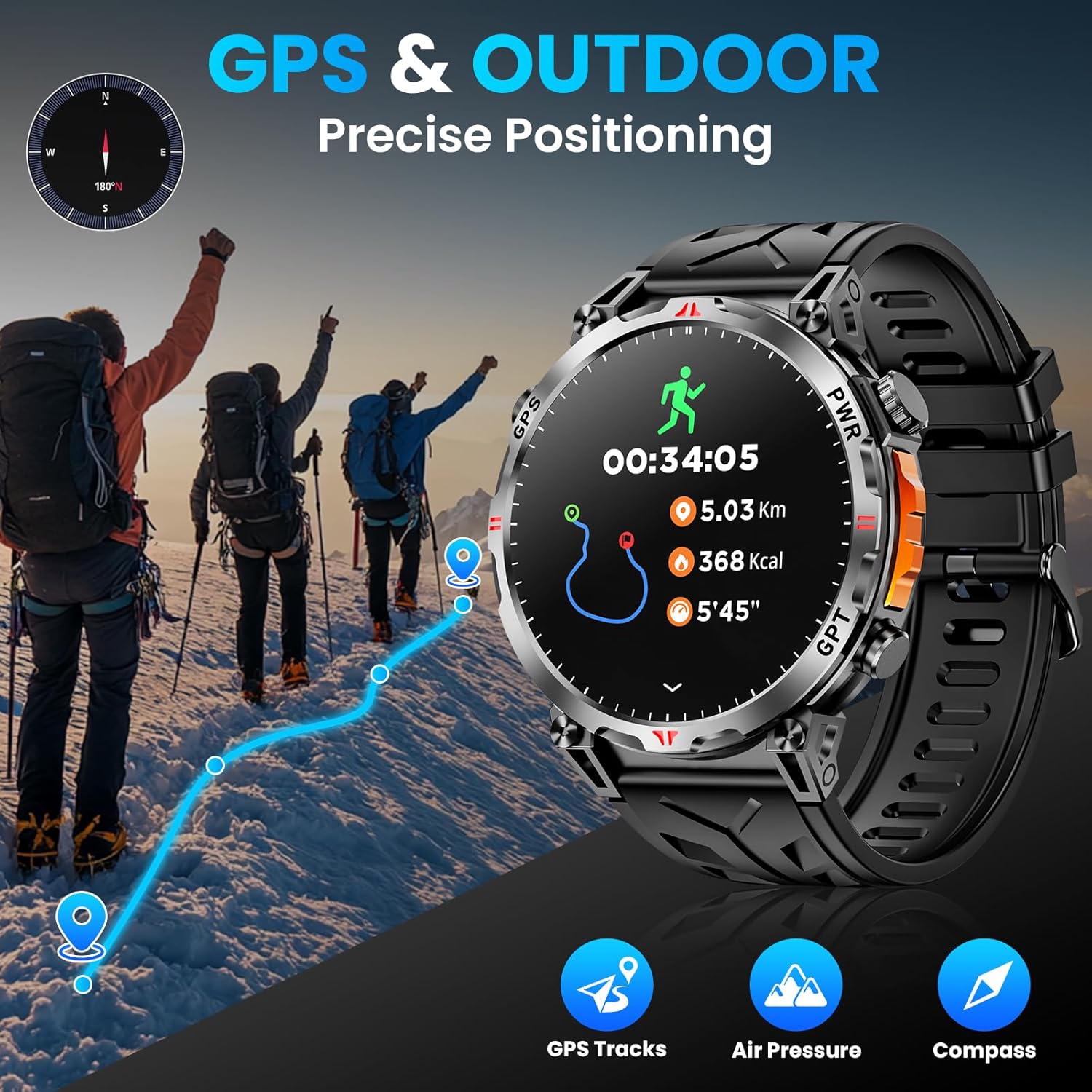 2026 New Military GPS Tactics  - Outdoor Lighting Japanese recension och pris