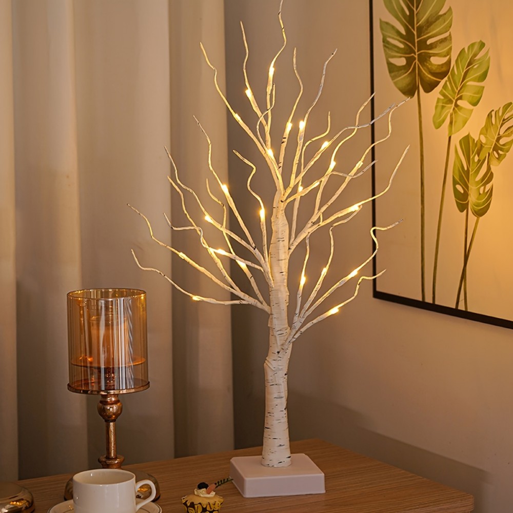 LED Illuminated Birch Tree Lig - Outdoor Lighting On House recension och pris