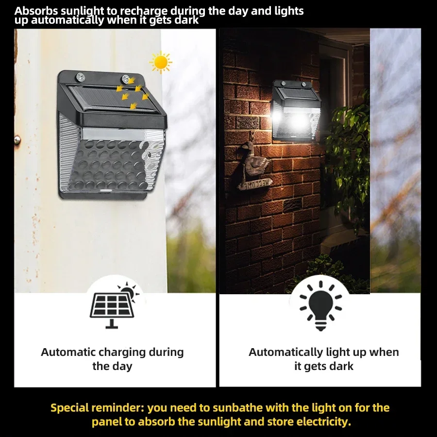 LED Solar Light PIR Motion Sen - Outdoor Lighting Lamp recension och pris