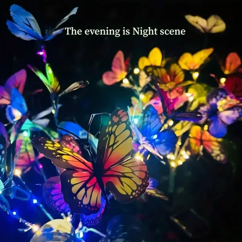 Solar LED Butterfly Garden Lig - Outdoor Lighting Gazebo recension och pris