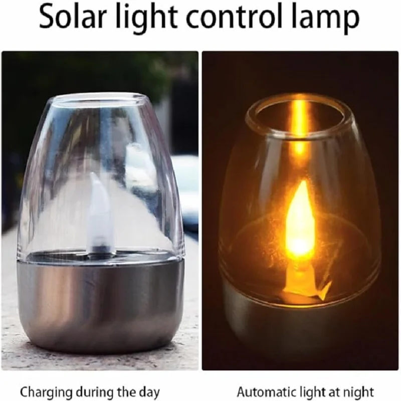 Solar Powered Flameless Candle - Outdoor Lighting Gazebo recension och pris