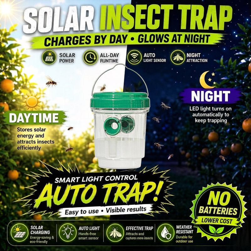 Solar Powered Fruit Fly Traps  - Outdoor Lighting Gazebo recension och pris