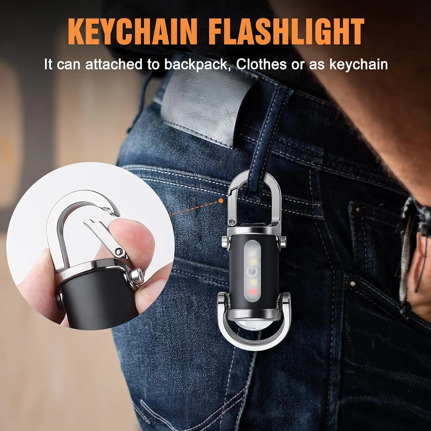 Mini Keychain Flashlight Recha - Outdoor Lighting Junction Box recension och pris