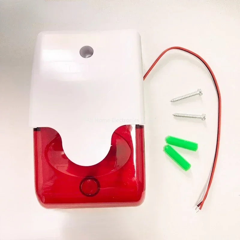 Strobe Siren Alarm 103 dB Horn - Outdoor Lighting Cable recension och pris