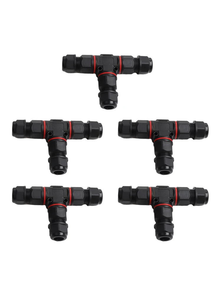 5Pcs IP68 Waterproof 3 Pin T S - Outdoor Lighting Junction recension och pris