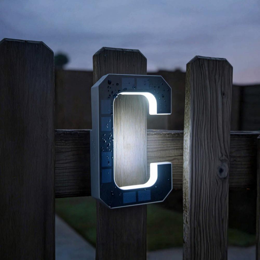 Solar Address Number Sign, LED - Outdoor Lighting On House recension och pris