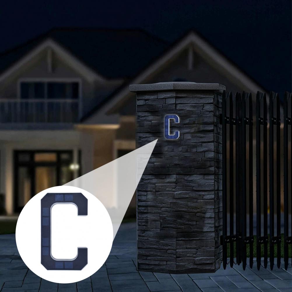 Solar Address Number Sign, LED - Outdoor Lighting On House recension och pris