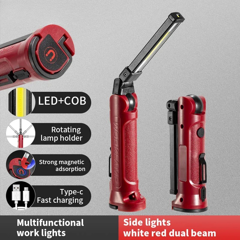COB LED Work Light Rechargeabl - Outdoor Lighting Panel recension och pris