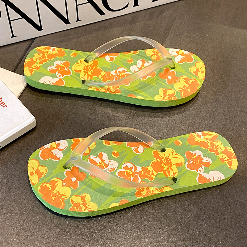 New Flower Beach Slippers Wome - Outdoor Lighting On House recension och pris