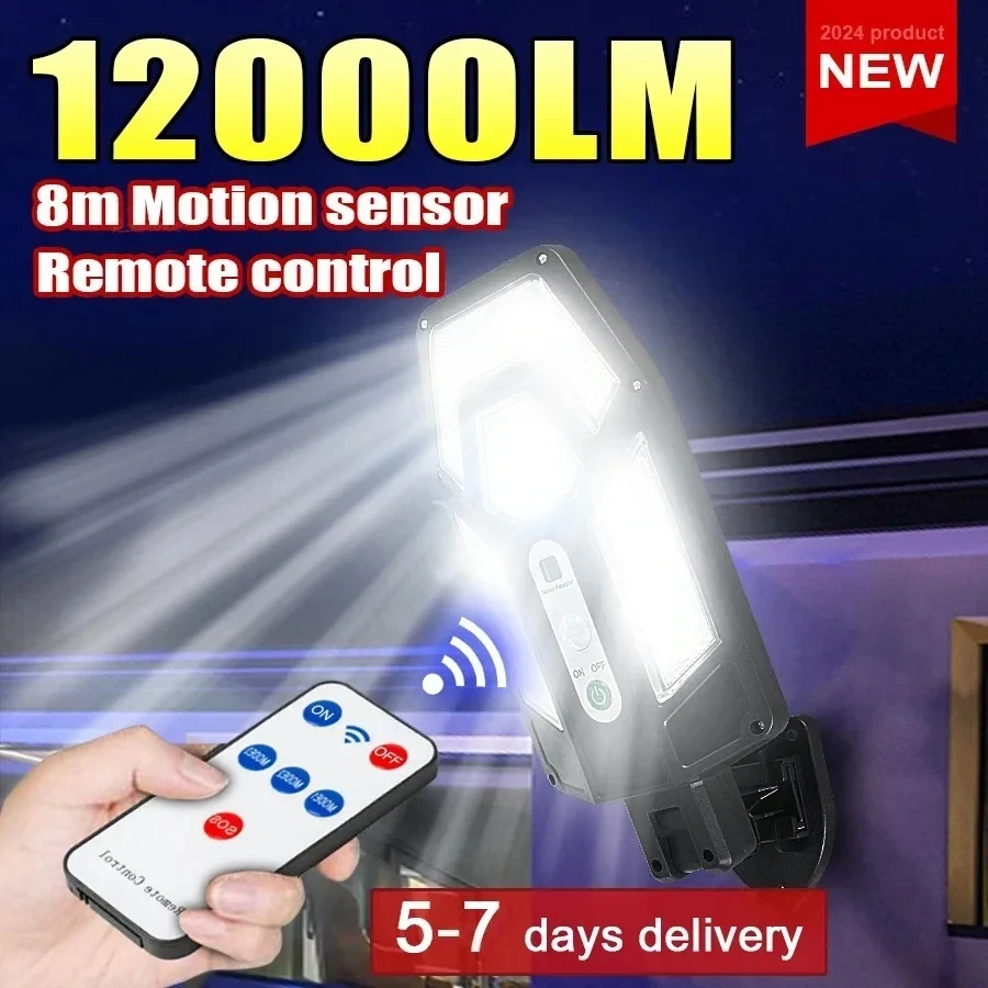 12000LM Powerful Solar Wall La - Outdoor Lighting On House recension och pris
