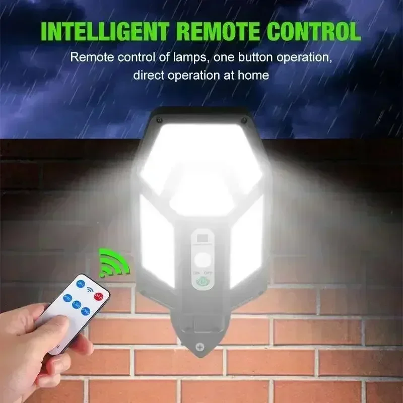 12000LM Powerful Solar Wall La - Outdoor Lighting On House recension och pris