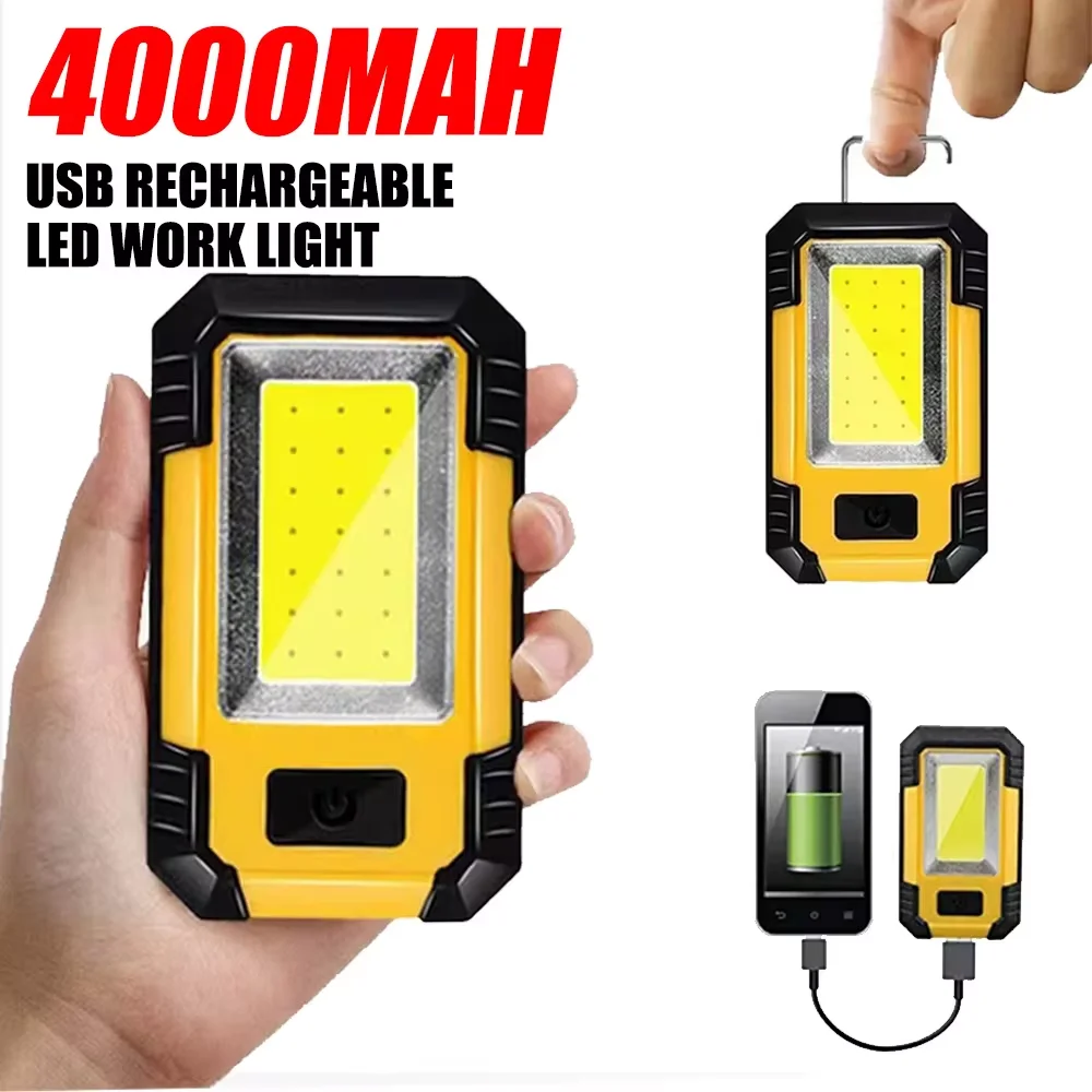 Rechargeable 4000MaH Work Ligh - Outdoor Lighting Panel recension och pris