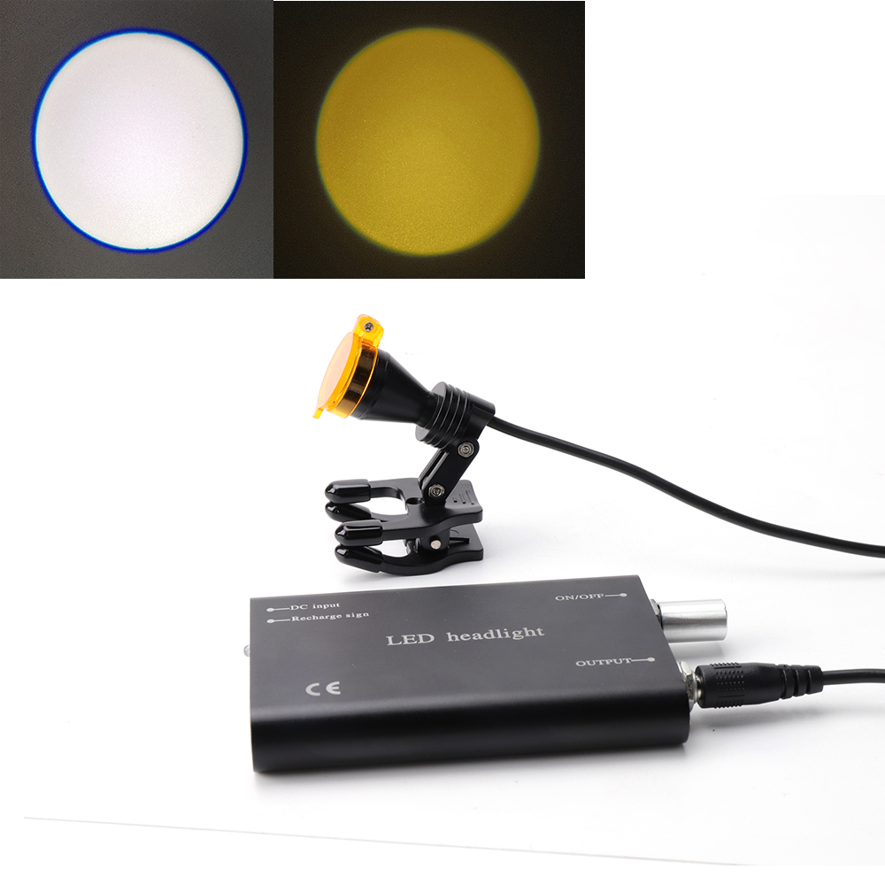 LED Dental Head Light Lamp Wir - Outdoor Lighting Yellow recension och pris