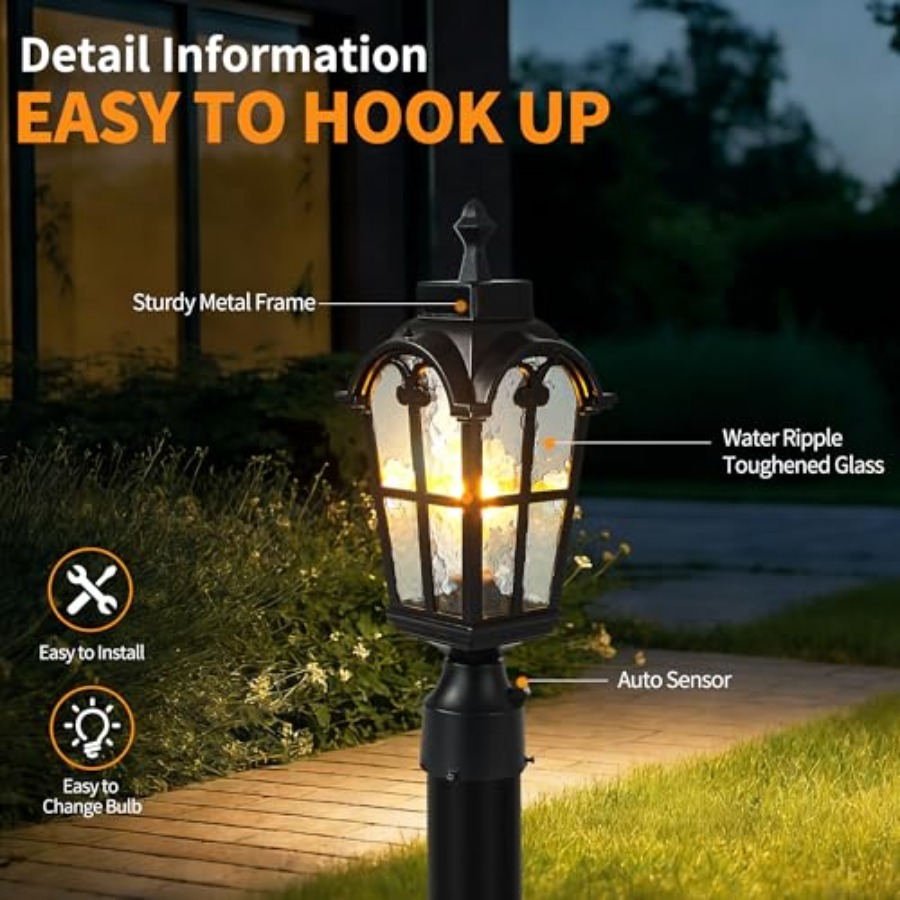 Sensor Outdoor Post Lights Wat - Outdoor Lighting Lamp recension och pris