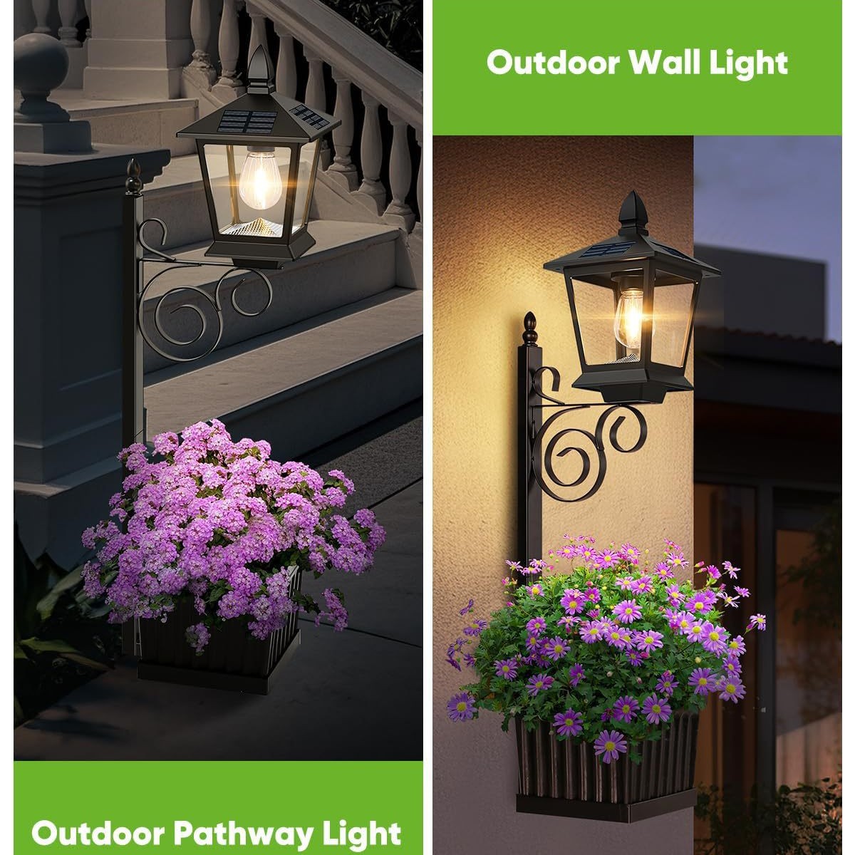 2 in 1 Solar Planter Lamp Wate - Outdoor Lighting Lamp recension och pris
