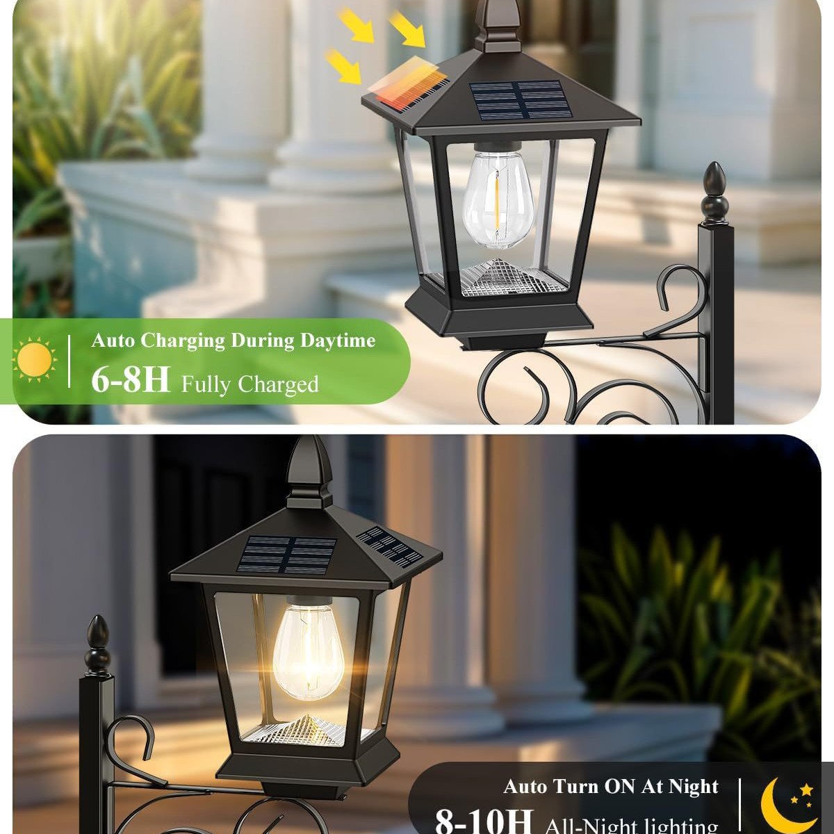 2 in 1 Solar Planter Lamp Wate - Outdoor Lighting Lamp recension och pris