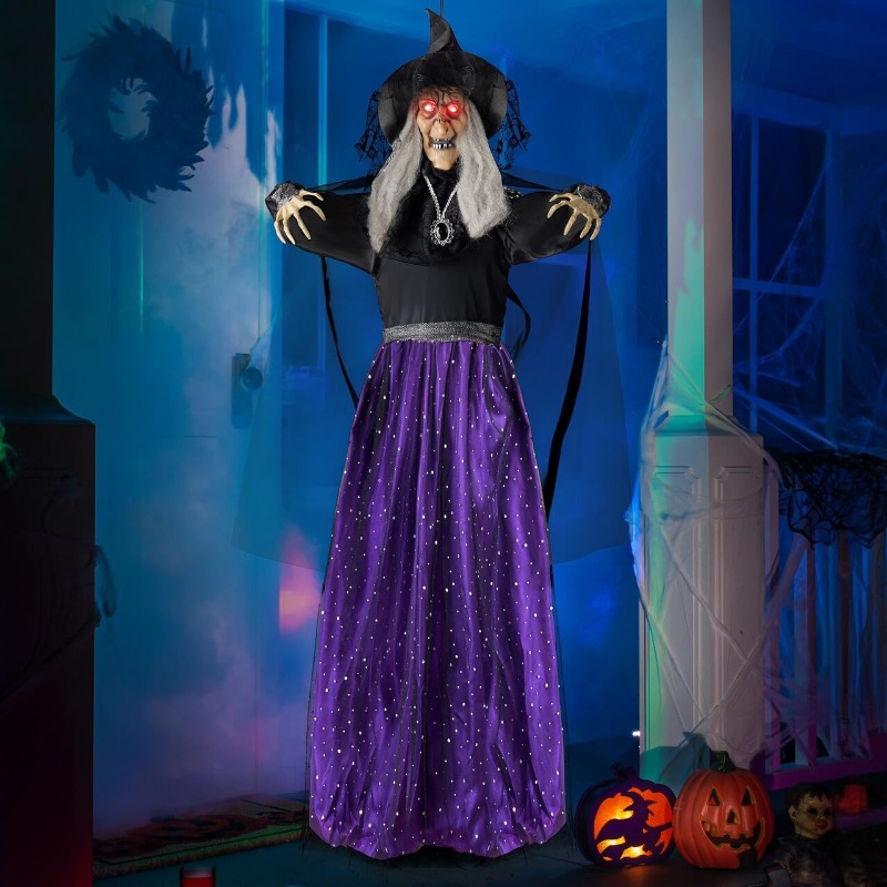47'' Animated Witch Halloween  - Outdoor Lighting Gazebo recension och pris