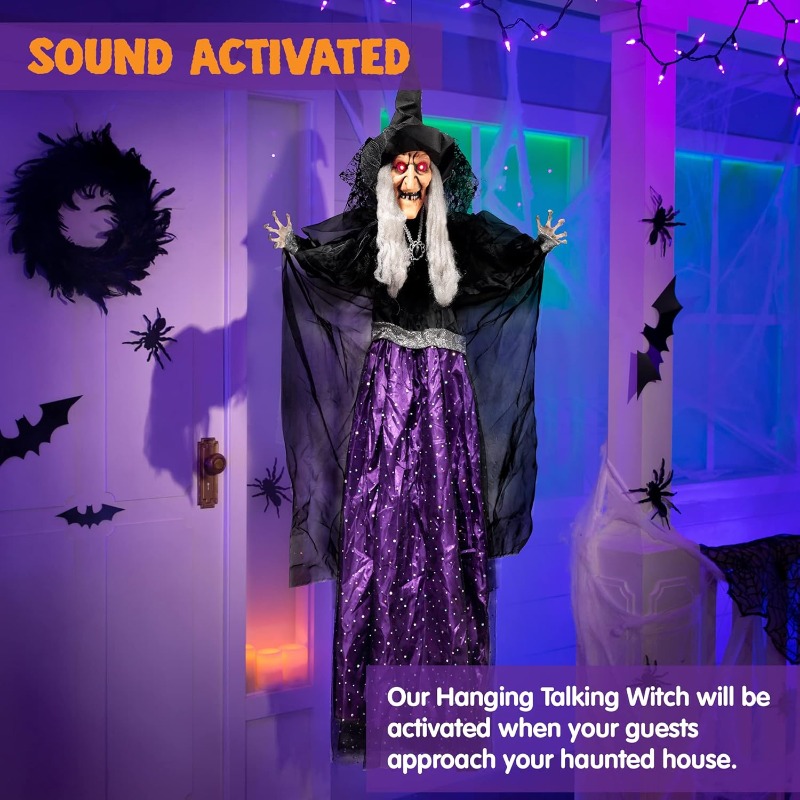 47'' Animated Witch Halloween  - Outdoor Lighting Gazebo recension och pris