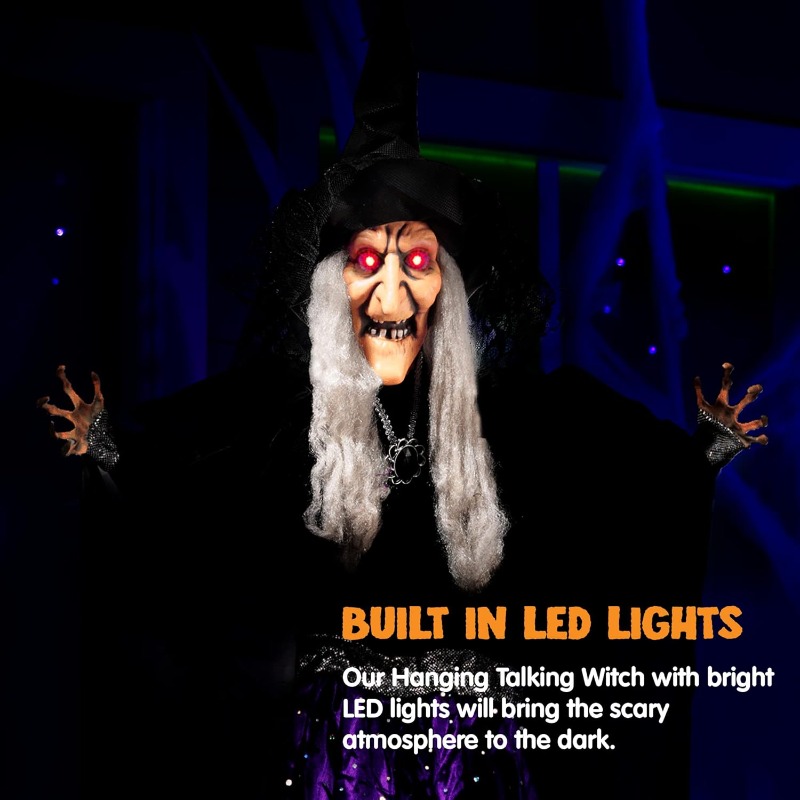47'' Animated Witch Halloween  - Outdoor Lighting Gazebo recension och pris