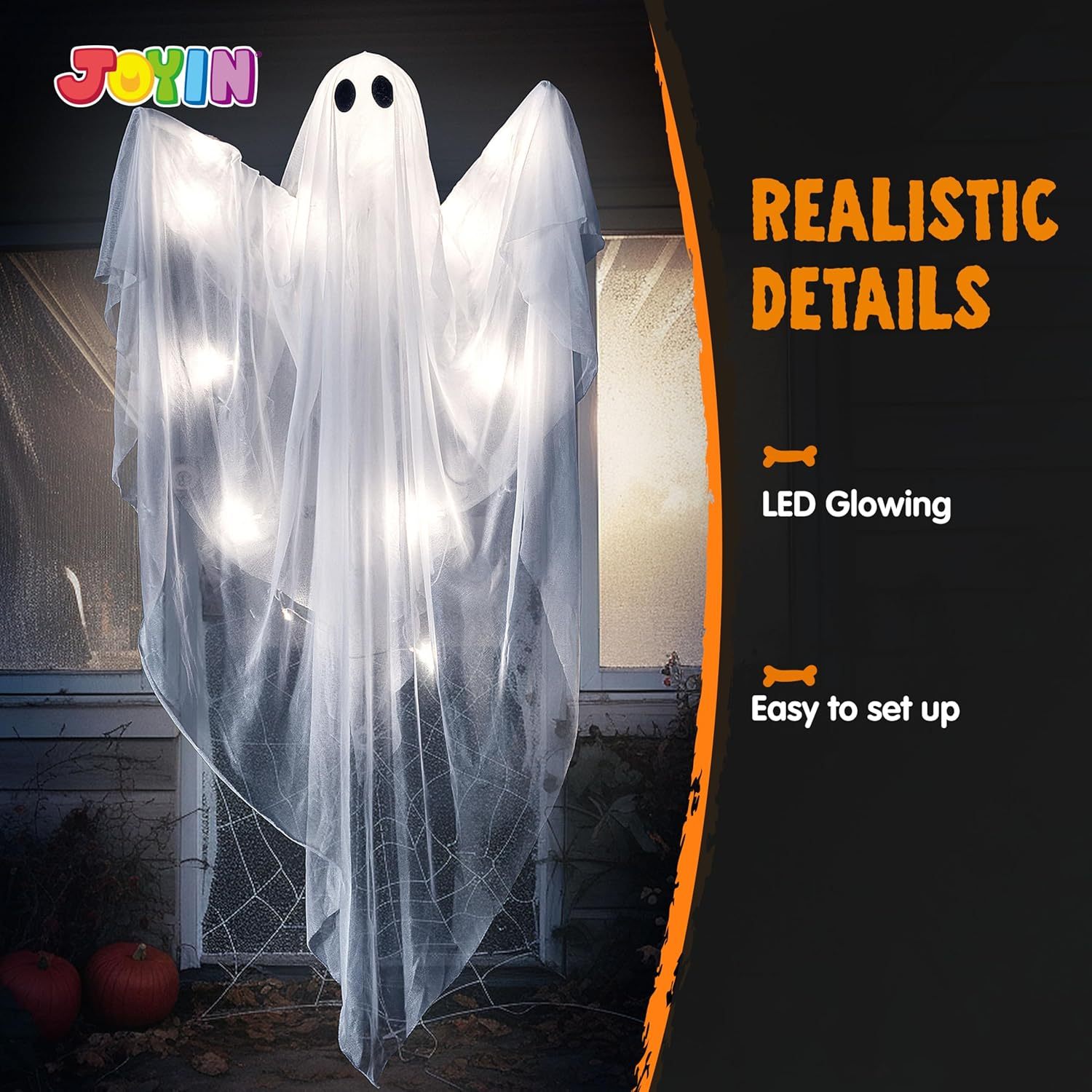 Halloween Hanging Light up Gho - Outdoor Lighting Gazebo recension och pris