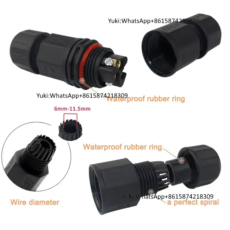 IP68 Waterproof Cable T Tap El - Outdoor Lighting Cable recension och pris