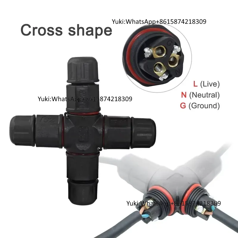 IP68 Waterproof Cable T Tap El - Outdoor Lighting Cable recension och pris