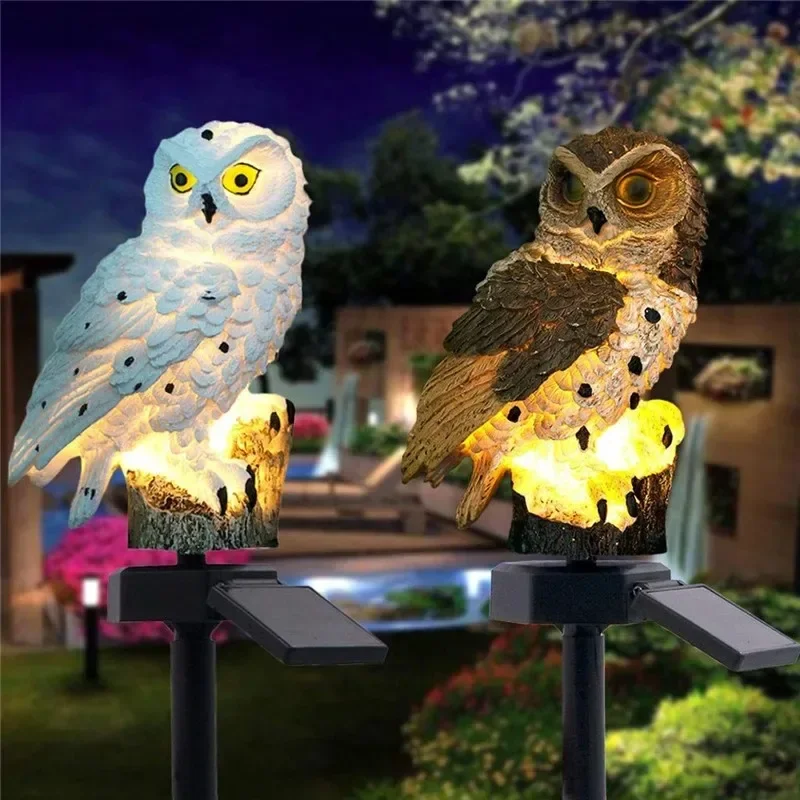Solar Owl Statue Garden Light  - Outdoor Lighting Panel recension och pris