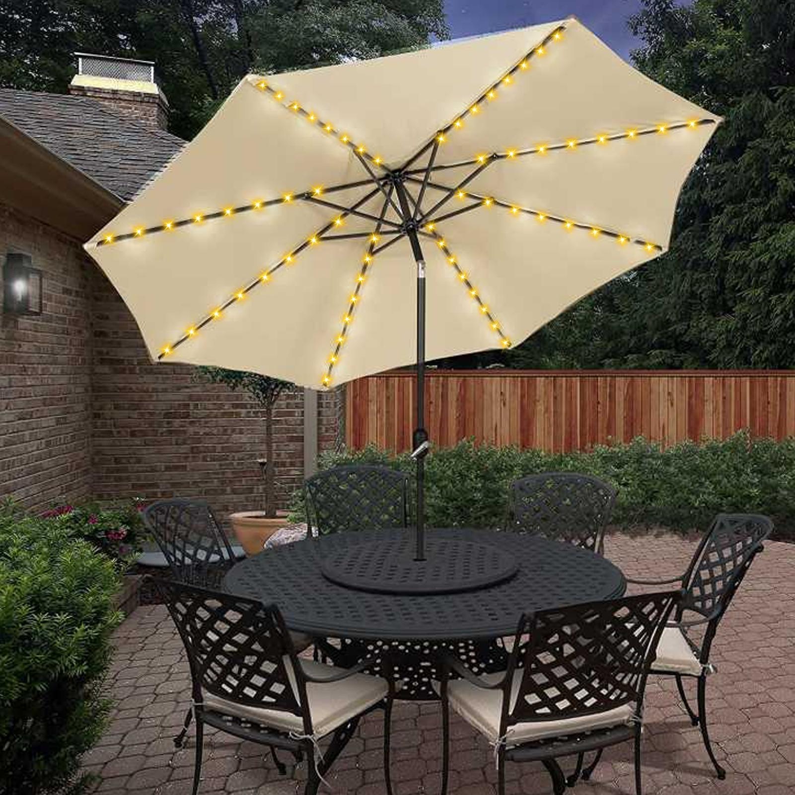 Solar Umbrella String Light 10 - Outdoor Lighting Gazebo recension och pris