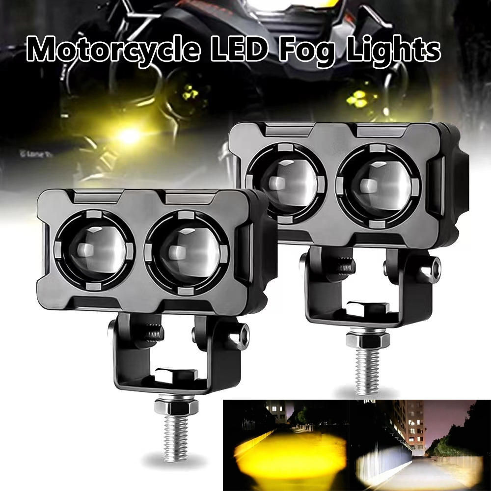 1PC Motorcycle LED Lens Spotli - Outdoor Lighting Yellow recension och pris