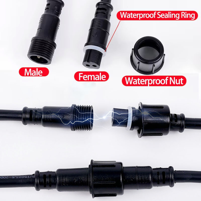 Waterproof Wire Connector Set  - Outdoor Lighting Cable recension och pris