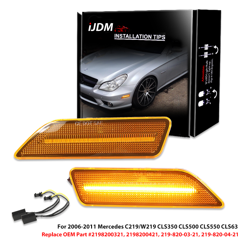 2pcs Mercedes C219/W219 CLS350 - Outdoor Lighting Yellow recension och pris