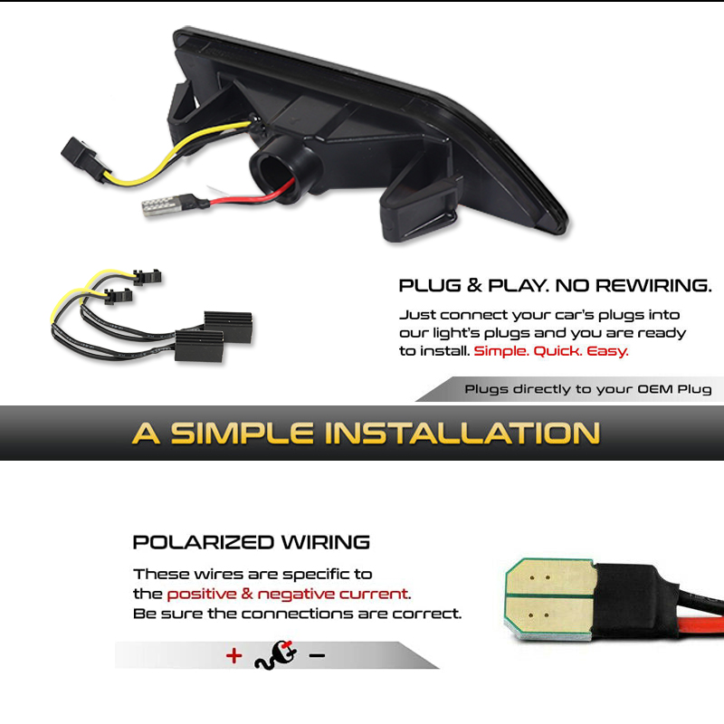 2pcs Mercedes C219/W219 CLS350 - Outdoor Lighting Yellow recension och pris