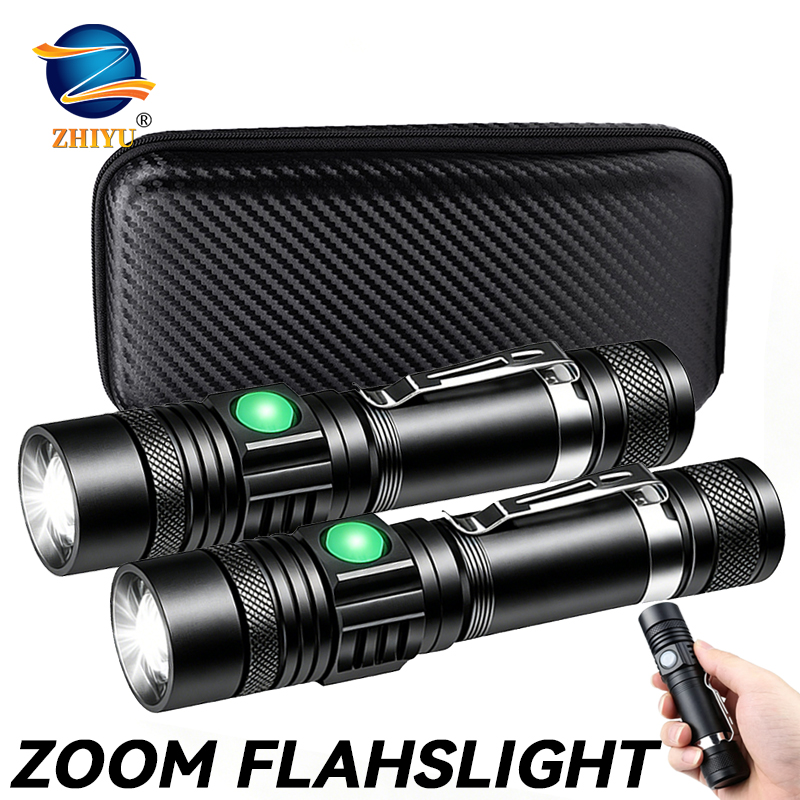 T6 LED Rechargeable Flashlight - Outdoor Lighting On House recension och pris