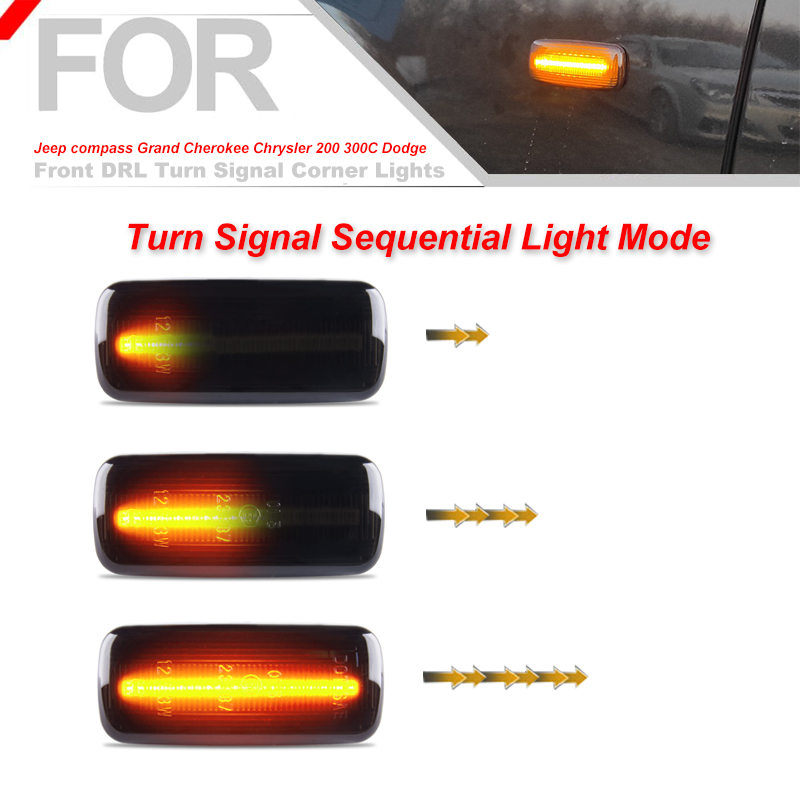 2xDynamic LED Side Marker Ligh - Outdoor Lighting Yellow recension och pris