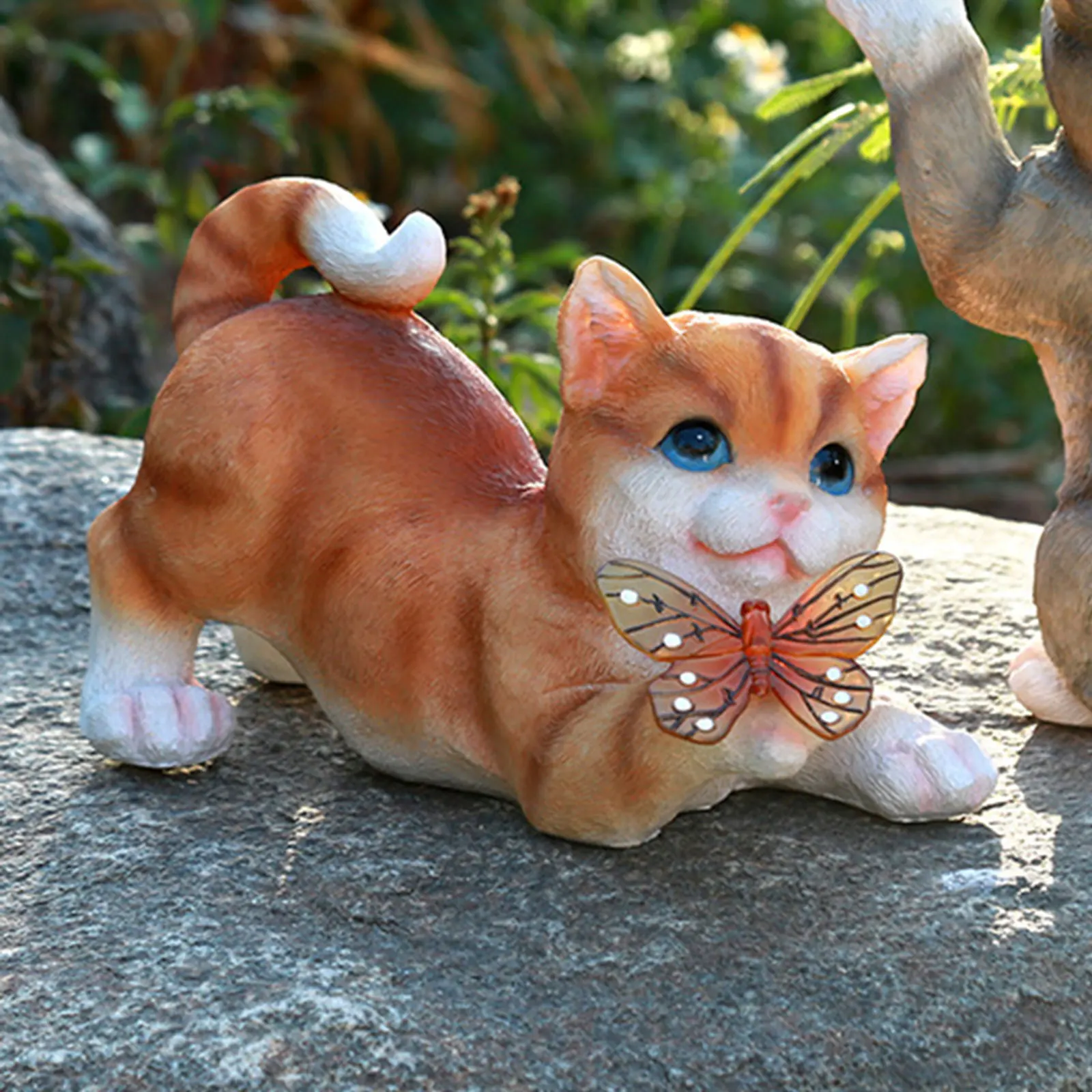 Outdoor Cat Sculpture Figurine - Outdoor Lighting Gazebo recension och pris