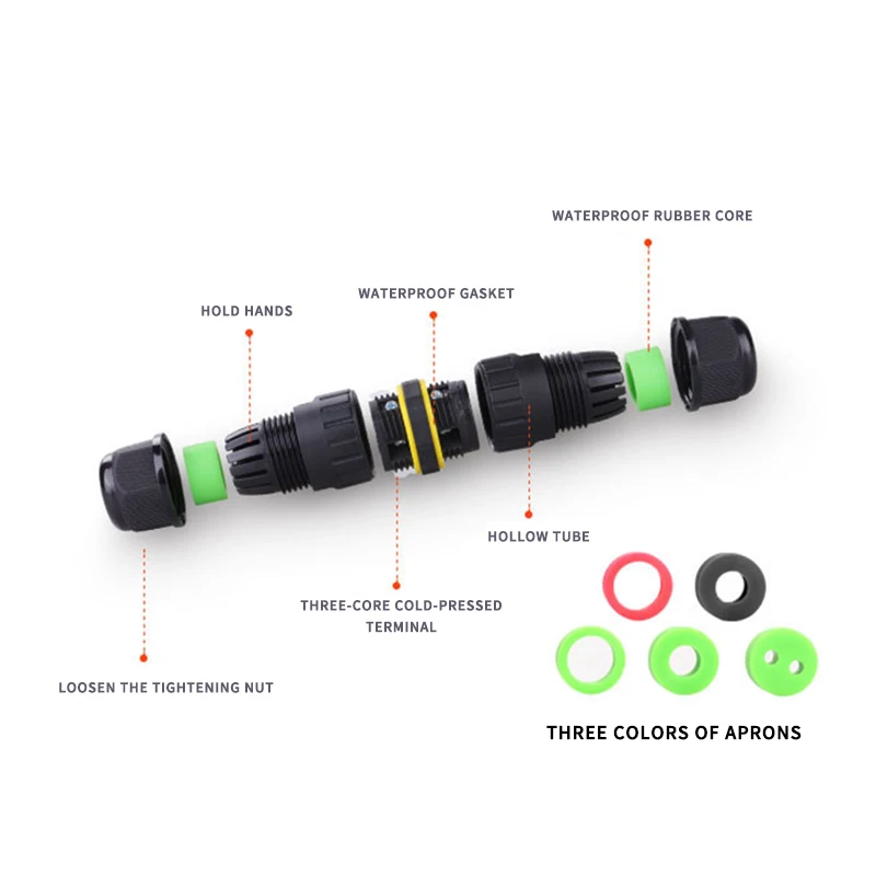 2Pin 3Pin M16 Cable Connector  - Outdoor Lighting Junction recension och pris