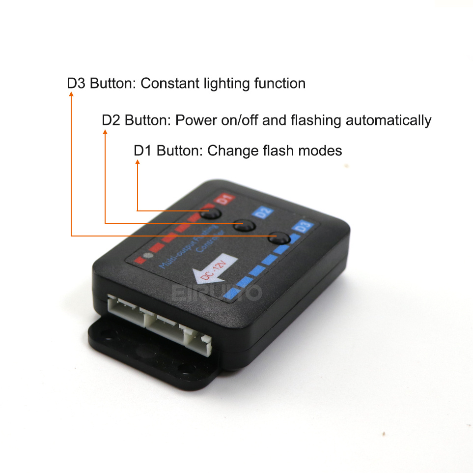 4x 3 LED Grill Car LED Strobe  - Outdoor Lighting Yellow recension och pris
